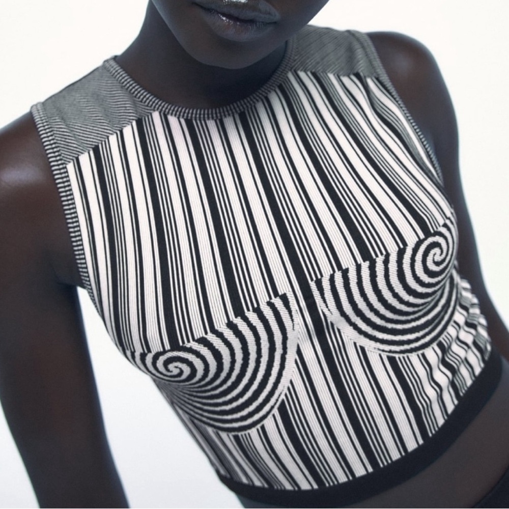 Zara seamless crop top